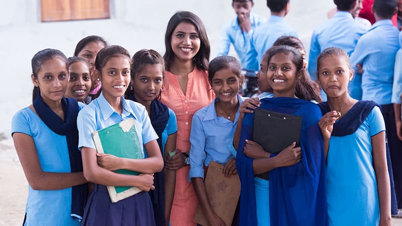 Illustration of diverse youth talking